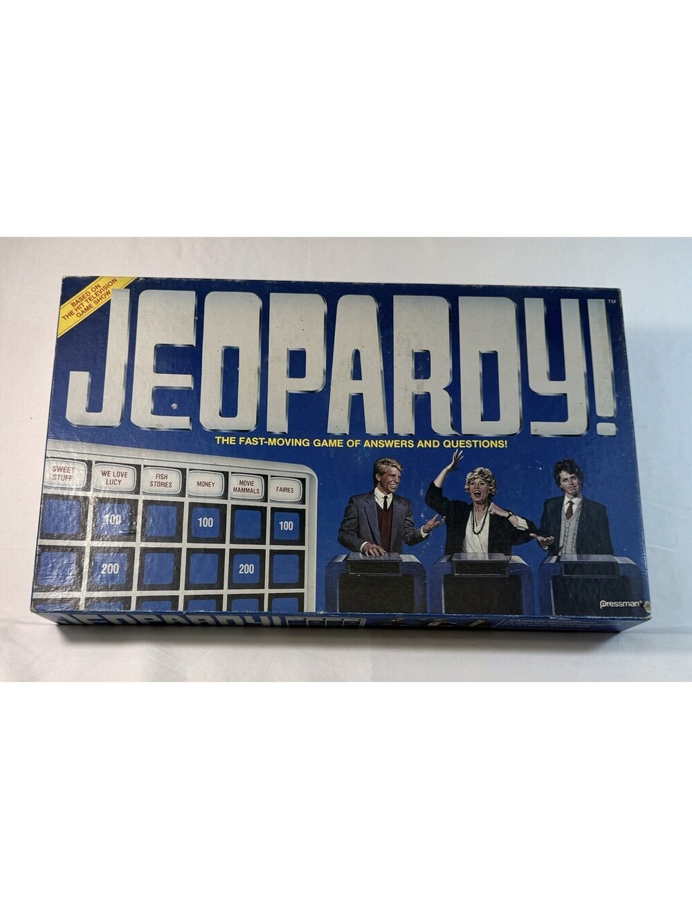 Vintage 1986 Jeopardy! Board Game COMPLETE Pressman Toy Corp New York, USA